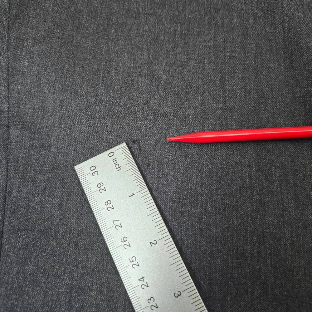 Hart Schaffner Marx Blazer Mens 46R Blue Gray Two Button Wool Blend USA Made‎